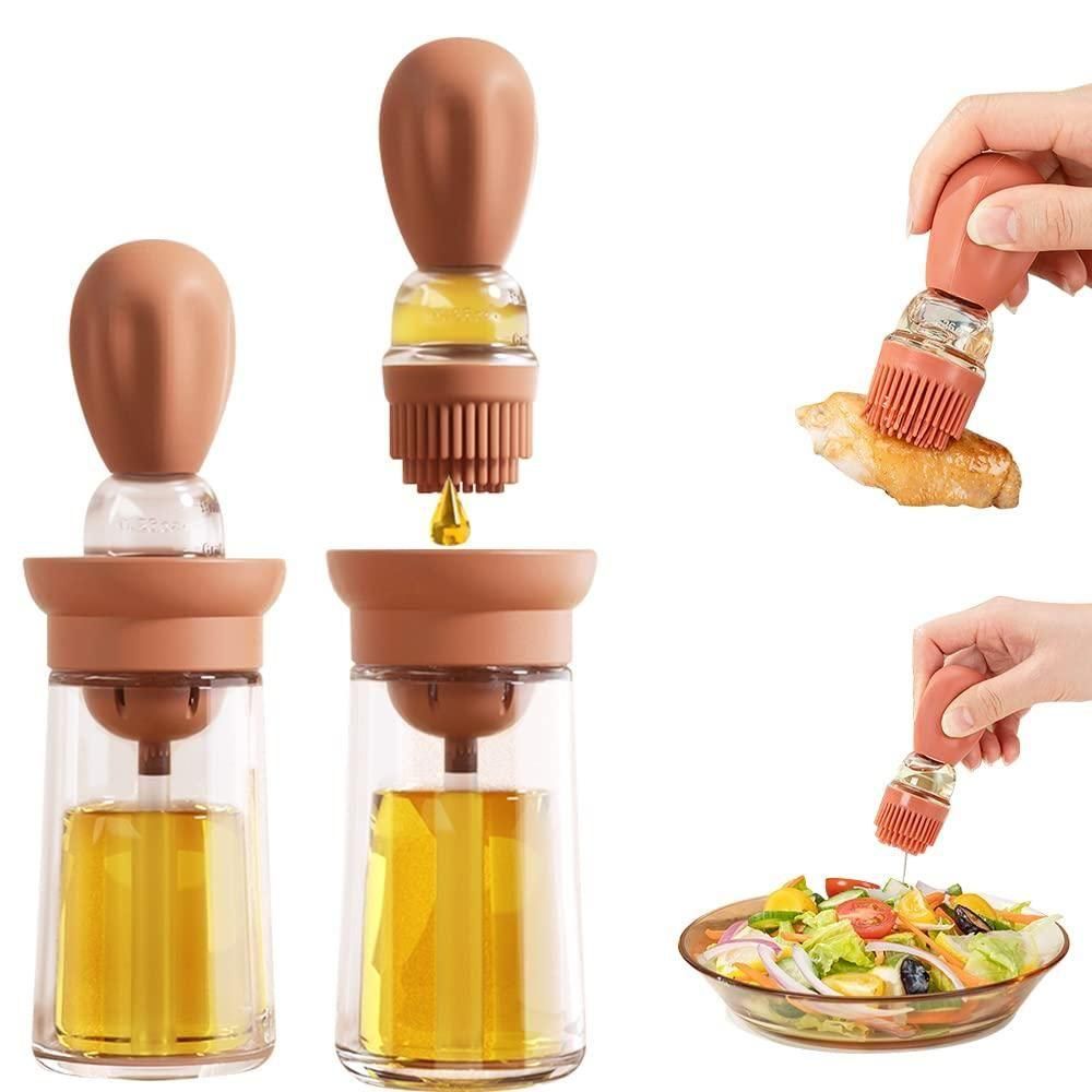 Oil Dispenser with Brush.