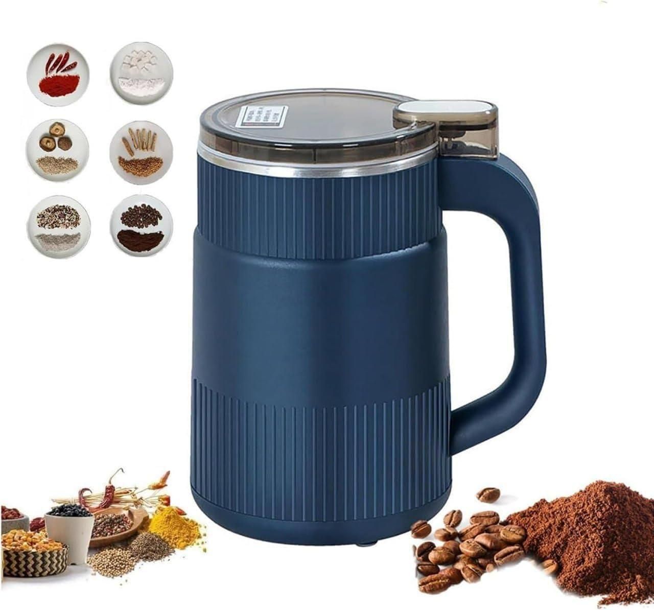 Stainless Steel Herbs, Spices, Nuts, Grain and Coffee Grinder.