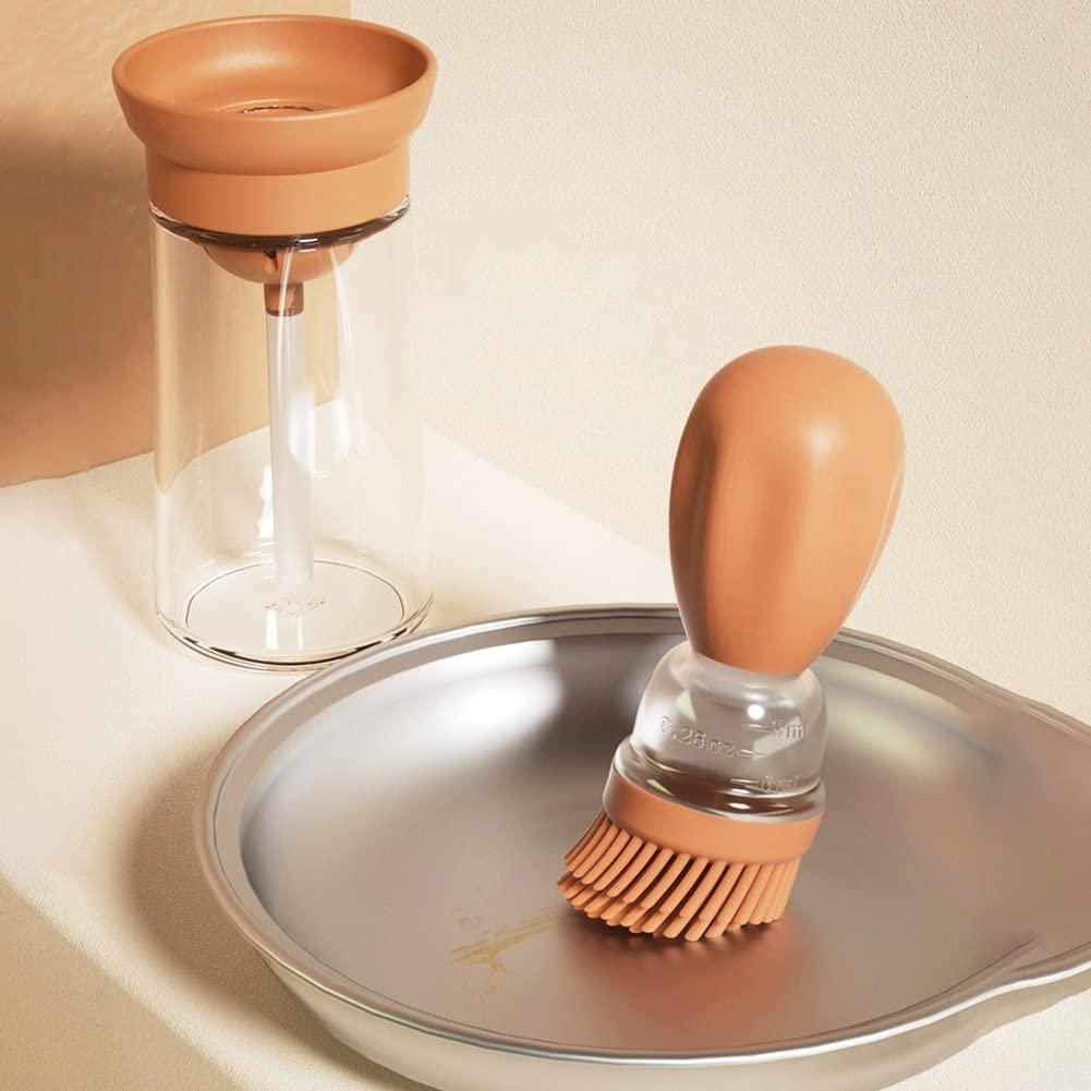Oil Dispenser with Brush.