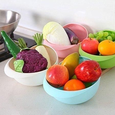 Food Washing Bowl and Strainer.